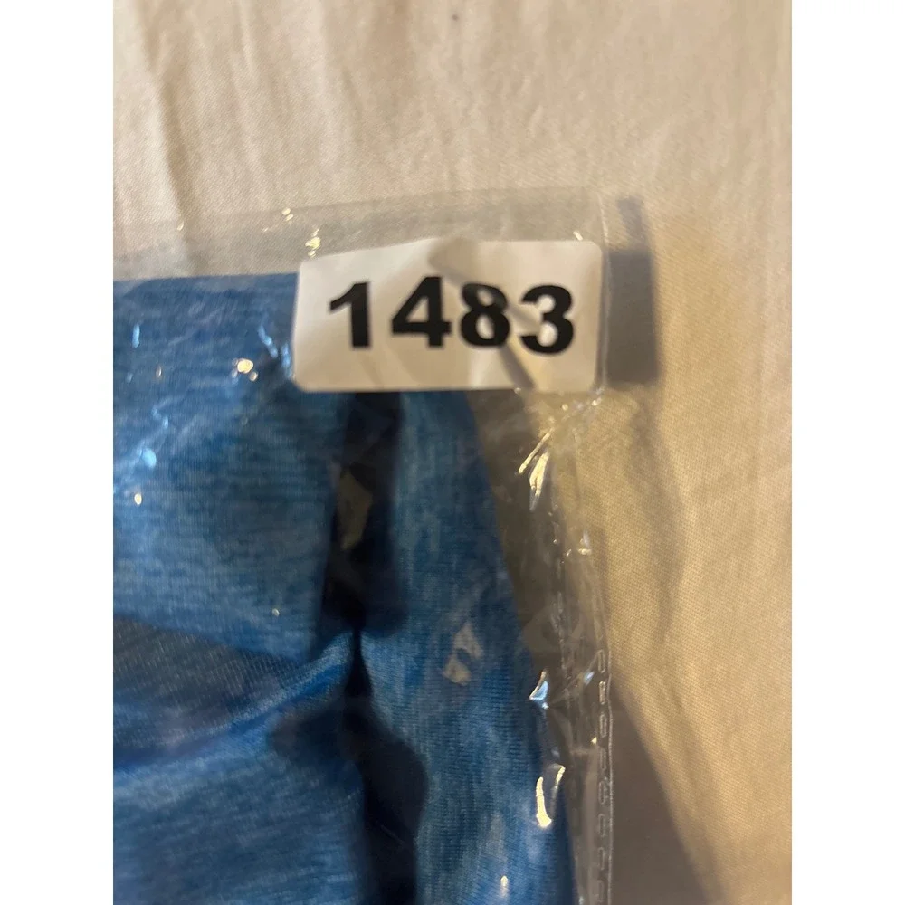 Under Armour T-Shirt Youth Boys Medium Blue Excellent Heathered HeatGear Loose